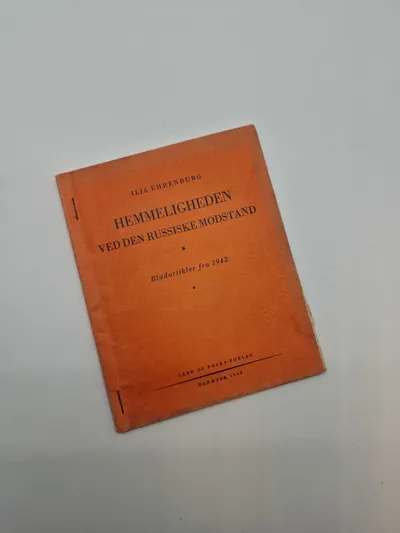 Hemmeligheden ved den russiske modstand - originalt hæfte fra 1942, Land og Folk