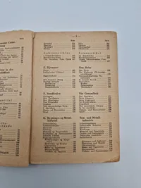 Sjælden original tysk bog for sysselsatte danske arbejdere i Tyskland