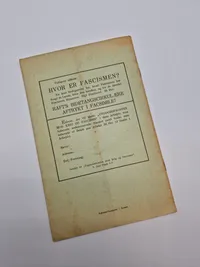 Originalt hæfte - Ensrettet ungdom (udgivet af Ungdomsfronten)