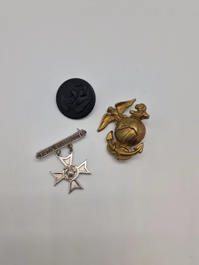 Lot diverse originalt amerikansk militær
