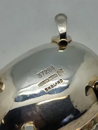 Ældre salt og pepper sæt - pletsølv