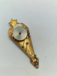 Samling originale russiske badges - ældre emaljerede udgaver
