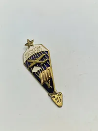 Samling originale russiske badges - ældre emaljerede udgaver