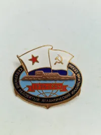 Samling originale russiske badges - ældre emaljerede udgaver
