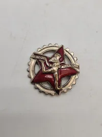Samling originale russiske badges - ældre emaljerede udgaver