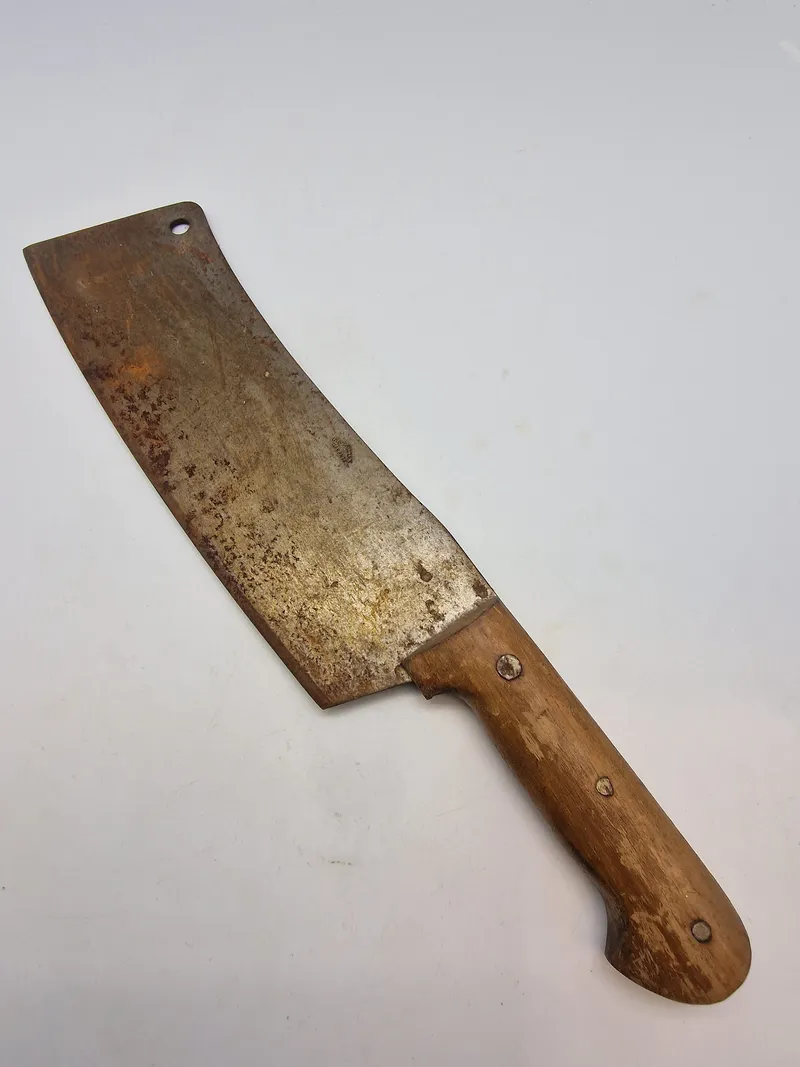 Ældre original slagterkniv (stor)