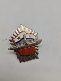 Samling originale russiske badges - ældre emaljerede udgaver