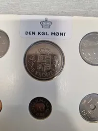 Originalt dansk møntsæt - 1982