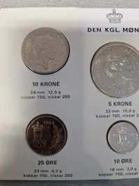 Originalt dansk møntsæt - 1984