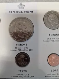 Originalt dansk møntsæt - 1984