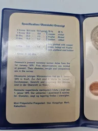 Originalt dansk møntsæt - 1977