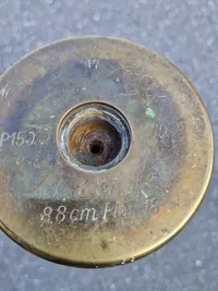 Original tysk 8,8 cm FLAK 18 - fundet ved Kalø Vig, og givet som gave fra MSA-4