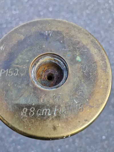 Original tysk 8,8 cm FLAK 18 - fundet ved Kalø Vig, og givet som gave fra MSA-4