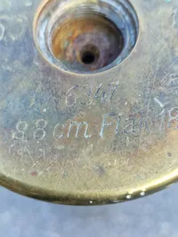 Original tysk 8,8 cm FLAK 18 - fundet ved Kalø Vig, og givet som gave fra MSA-4