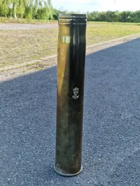 Original tysk 8,8 cm FLAK 18 - fundet ved Kalø Vig, og givet som gave fra MSA-4