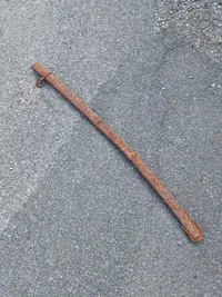 Original skede til Dragonsabel model 1843/99 - restaureringsprojekt