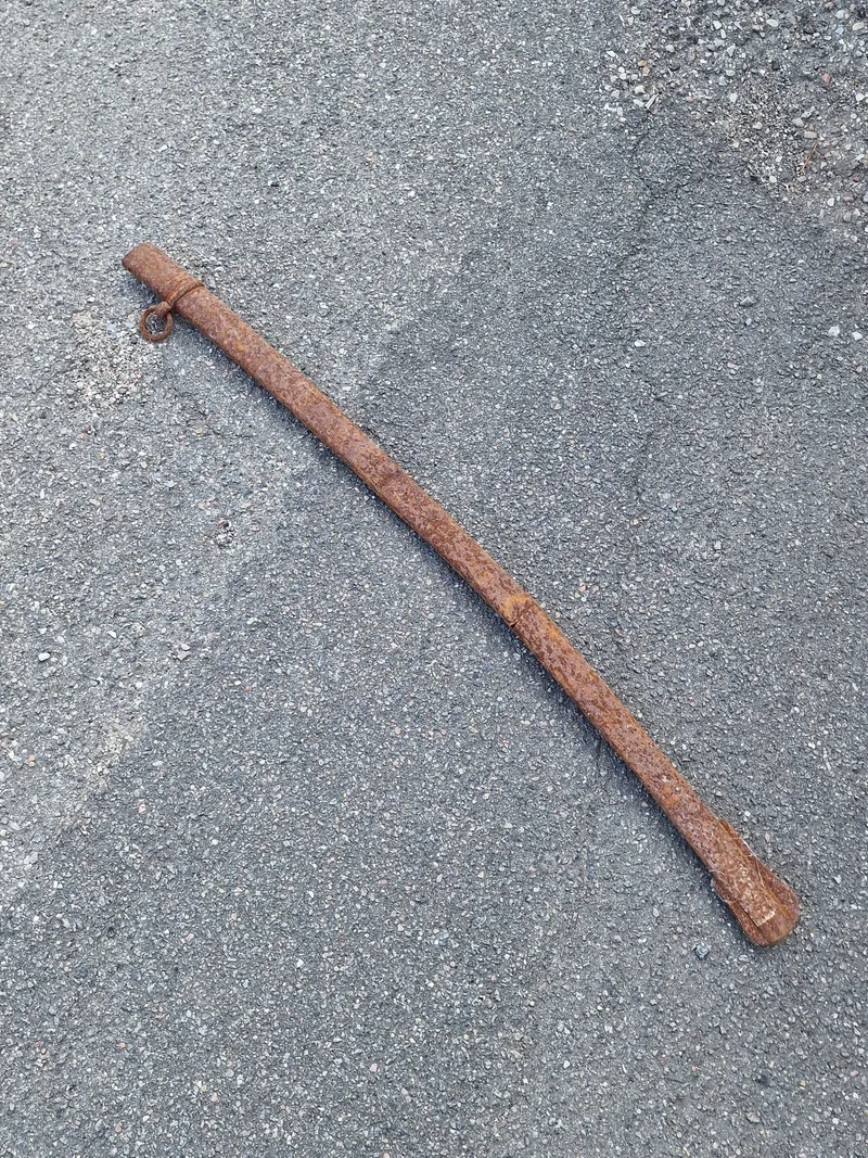 Original skede til Dragonsabel model 1843/99 - restaureringsprojekt