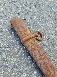 Original skede til Dragonsabel model 1843/99 - restaureringsprojekt
