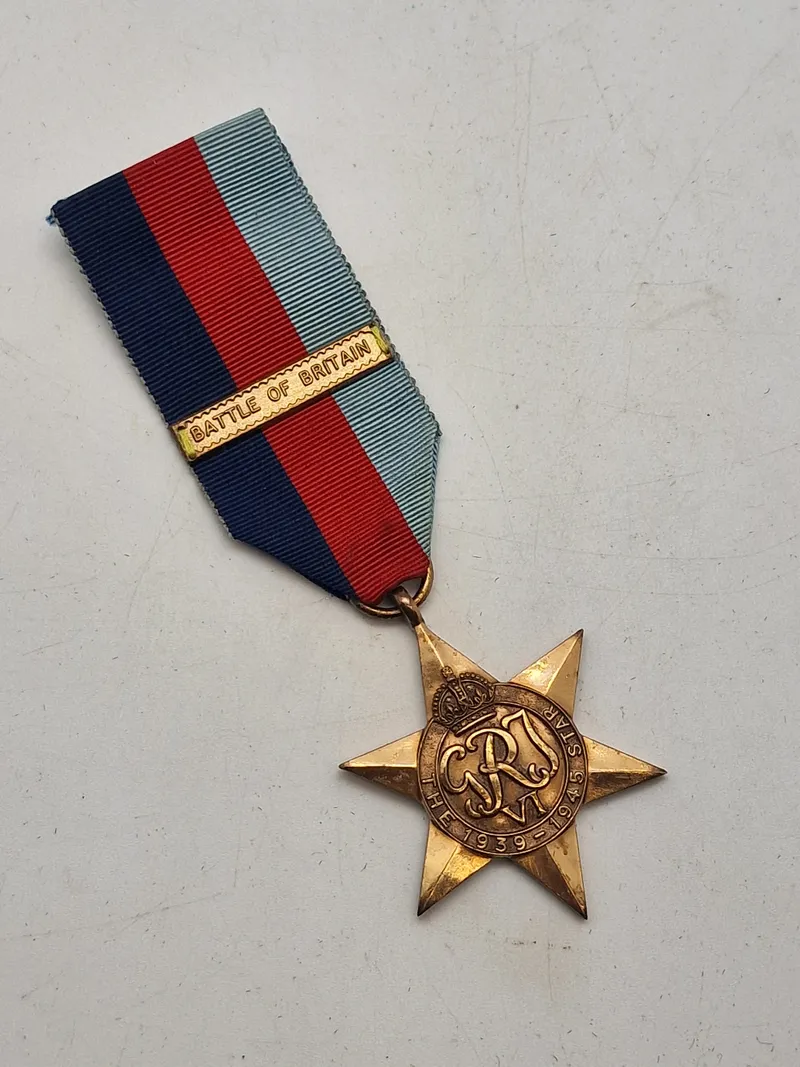 Original 1939 - 1945 star - Battle of Britain clasp er et erstatnings stykke