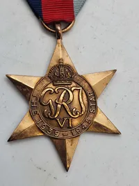 Original 1939 - 1945 star - Battle of Britain clasp er et erstatnings stykke