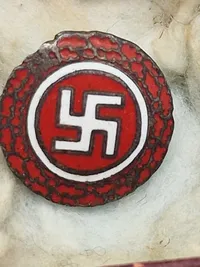 Ekstremt sjælden original  DNSAP revérnål for herreds/distriktsskrivere/gruppeledere/afdelingsfuldmægtige