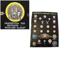 Ekstremt sjældent originalt DNSAP-hæderstegn for deltagelse i Roskilde-slaget d. 30. juni 1940
