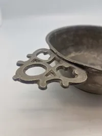 Dansk tinskål - 1700 tallet
