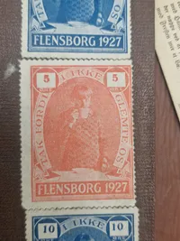 Original billet pung med bl.a. navnet White Star Line. Bemærk Flensburg mærkaterne som sidder i