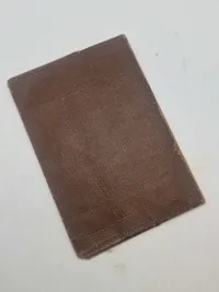 Original billet pung med bl.a. navnet White Star Line. Bemærk Flensburg mærkaterne som sidder i
