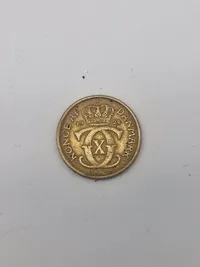 Original dansk 1/2 krone fra 1924