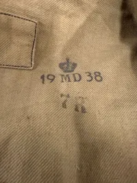 Sjælden original M23 Sergant feltuniform, i topstand, udleveret