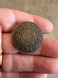 Ekstremt sjældent stort DNSAP mærke fra 1935