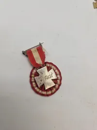 Samling militære pins og nåle