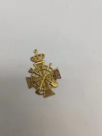 Samling militære pins og nåle