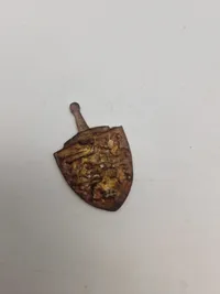Samling militære pins og nåle