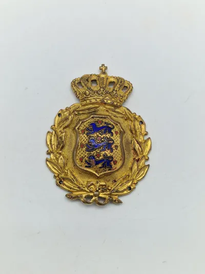 Originalt skjold fra den danske brigade i Sverige