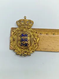 Originalt skjold fra den danske brigade i Sverige