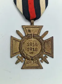 Originalt tysk Hindenburg cross med tydelig fremstiller