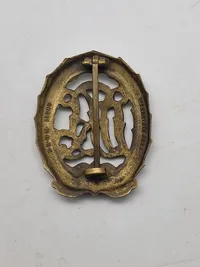 Originalt Deutsches Reichssportabzeichen (DRL) bronze med fremstiller