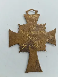 Originalt Mutterkreuz im Gold