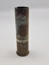 Original dansk M/41 messing signalpatron fra 1943 - HL stemplet for Hærens Arsenal