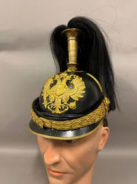 Original sjælden Østrigsk officershjelm omkring WW1