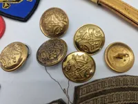 Lot diverse dansk militaria mm.