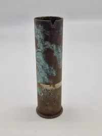 Original dansk M/41 messing signalpatron fra 1943 - HL stemplet for Hærens Arsenal