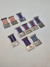 Samling medaljer 1864 march
