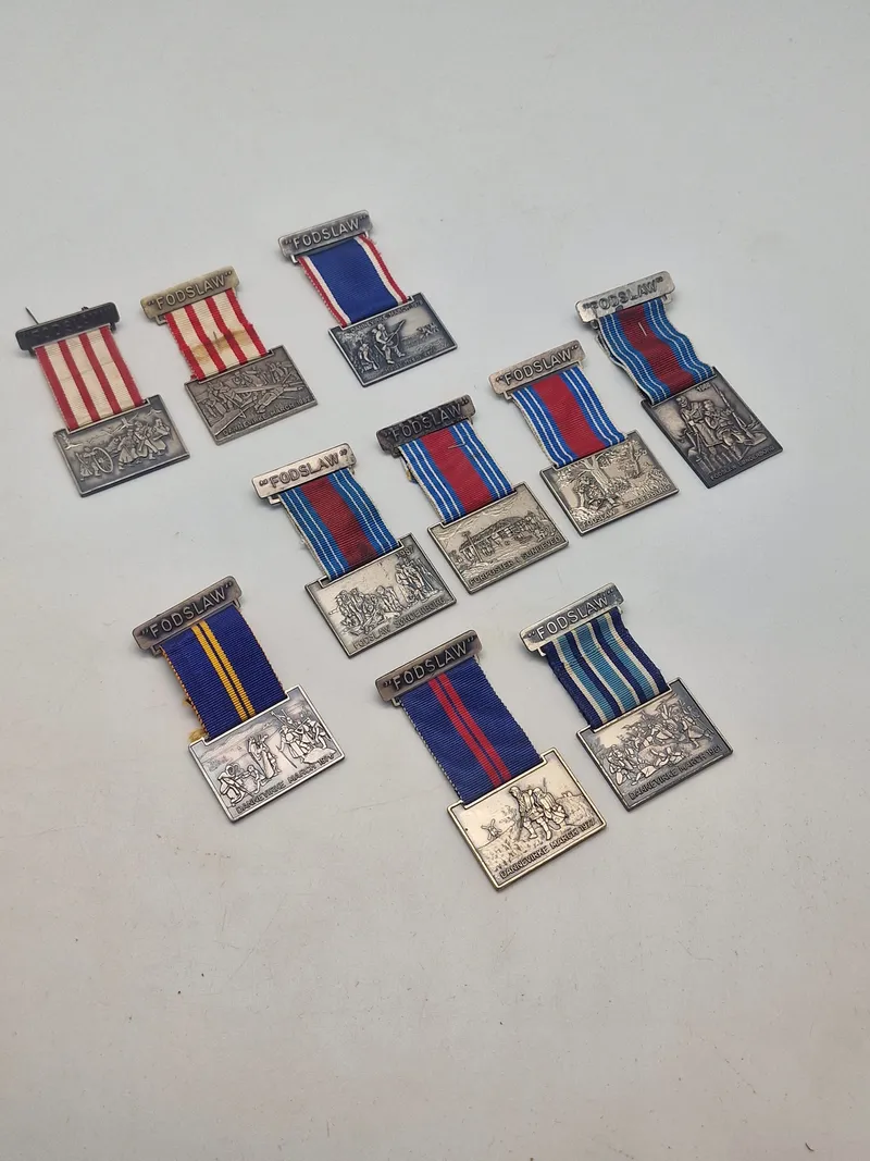 Samling medaljer 1864 march