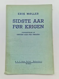 Originalt hæfte - Sidste aar før krigen