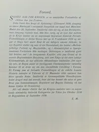 Originalt hæfte - Sidste aar før krigen
