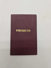 Originalt Sønderjyllands lot (Tønder) med bla kørekort og pas