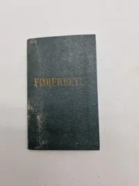 Originalt Sønderjyllands lot (Tønder) med bla kørekort og pas